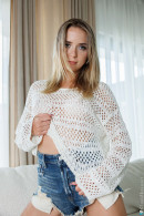 Liliana Sol in Gentle Morning Glow In Soft White Sweater gallery from CHARMMODELS by Domingo - #7