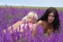 Anya A & Ulya C in Purple gallery from METART by Goncharov - #14