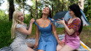 Sugar Ann & Elsa Winter & Hazel Grace in Playing Frisbee And Licking Pussy gallery from CLUBSWEETHEARTS - #13