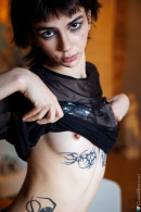 Yumi Fuyu Emo Girl In A Sheer Black Top On The Kitchen Table gallery from CHARMMODELS by Domingo - #11