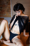 Yumi Fuyu Emo Girl In A Sheer Black Top On The Kitchen Table gallery from CHARMMODELS by Domingo - #13