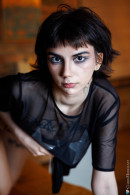 Yumi Fuyu Emo Girl In A Sheer Black Top On The Kitchen Table gallery from CHARMMODELS by Domingo - #14