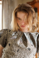 Aurelia Lifts Her Dress On The Grey Chair gallery from CHARMMODELS by Domingo - #2