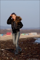 Anya in Winter on The Beach gallery from MPLSTUDIOS by Jan Svend - #14