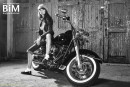 Karmen in Classic Softail B W gallery from BODYINMIND by D & L Bell - #8