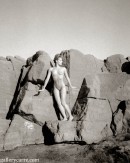 Saskia in On The Rocks gallery from GALLERY-CARRE by Didier Carre - #5