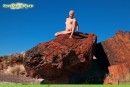 Tatyana Presents Naked Poses With Petrified Wood gallery from SWEETNATURENUDES by David Weisenbarger - #10