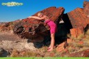 Tatyana Presents Naked Poses With Petrified Wood gallery from SWEETNATURENUDES by David Weisenbarger - #13