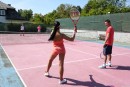Ana Rose & Antonia Sainz in Horny mixed double tennis match gallery from CLUBSEVENTEEN - #7