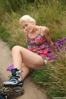 Cathy I in Roller skate girl Cathy pleases herself gallery from CLUBSWEETHEARTS - #5