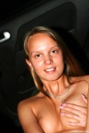 Elena D in Young Elena pleases herself in a parking lot gallery from CLUBSWEETHEARTS - #7