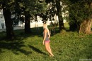 Sabrina L in Sabrina stripping in public video from CLUBSEVENTEEN - #9