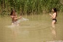 Nela A & Jenny O in Jenny and Nela at the public nude beach video from CLUBSWEETHEARTS - #6