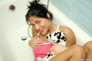 Naomi E in Toy fun in the bathroom video from CLUBSWEETHEARTS - #7