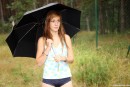 Anouk I in Anouk exposing herself in the rain. video from CLUBSWEETHEARTS - #8