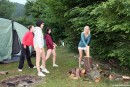 Jaqueline D & Tessa E & Sara J & Christina J in Camping girls video from CLUBSEVENTEEN - #3