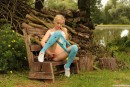 Diana P in Diana likes to masturbate outdoors video from CLUBSEVENTEEN - #1