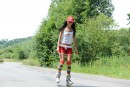 Gina F in Hot girl on inline skates video from CLUBSEVENTEEN - #5