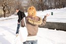 Deina meets her boyfriend in the snow video from CLUBSEVENTEEN - #6