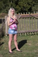 Claudia M in Teen Masturbating In The Open Air gallery from CLUBSEVENTEEN - #11