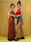 Nikki & Oksana in hairy lesbians gallery from ATKPETITES - #1