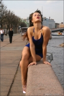 Julia in Blue Velvet gallery from MPLSTUDIOS by Alexander Fedorov - #10