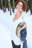 Lola F in Lola Showing Off Her Naked Body In The Snow gallery from CLUBSEVENTEEN - #10