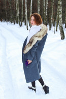 Lola F in Lola Showing Off Her Naked Body In The Snow gallery from CLUBSEVENTEEN - #3