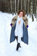 Lola F in Lola Showing Off Her Naked Body In The Snow gallery from CLUBSEVENTEEN - #6