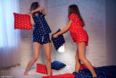 Kay J & Nasita in Red And Blue gallery from ALEX-LYNN by Alex Lynn - #1