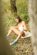 Anabelle in Busty Teen Toying Herself In Nature gallery from CLUBSEVENTEEN - #4