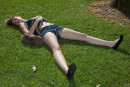 Lindsay Bare Walks In The Park gallery from ZISHY by Zach Venice - #2