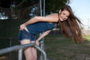 Lindsay Bare Walks In The Park gallery from ZISHY by Zach Venice - #6