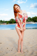 Helga Grey in Helga On The Beach gallery from WATCH4BEAUTY by Mark - #14