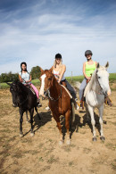 Nicoletta H & Cindy F & Susan G & Nessy in Naked Horse Riding gallery from CLUBSEVENTEEN - #4