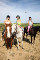 Nicoletta H & Cindy F & Susan G & Nessy in Naked Horse Riding gallery from CLUBSEVENTEEN - #5
