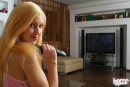Blonde in BLONDE FUCKS REMOTE gallery from HOMETOYTEENS - #12