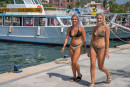 Laura T & Lucy C in Topless At The Marina gallery from REALBIKINIGIRLS - #2