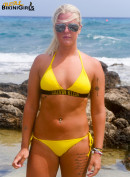 Louisa G in Yellow Calvin gallery from REALBIKINIGIRLS - #1