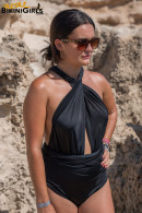 Frankie H in Black Wrap gallery from REALBIKINIGIRLS - #5