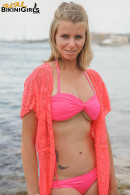 Fauve D in Pink Shawl Topless gallery from REALBIKINIGIRLS - #2