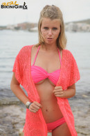 Fauve D in Pink Shawl Topless gallery from REALBIKINIGIRLS - #3