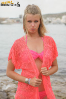 Fauve D in Pink Shawl Topless gallery from REALBIKINIGIRLS - #6