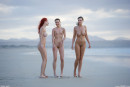Ariel & Ashley & Lorena G in Beach Hoppers gallery from FEMJOY by Stefan Soell - #1