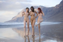 Ariel & Ashley & Lorena G in Beach Hoppers gallery from FEMJOY by Stefan Soell - #5