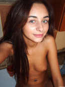 Dominika A in Dominika Stripping Naked In The Kitchen gallery from CLUBSEVENTEEN - #2
