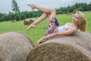 Bernie in Playing In The Hay gallery from EROTICBEAUTY by Tora Ness - #2