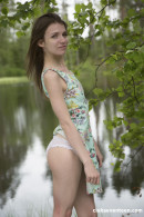 Nelya in Super Skinny Girl Getting Naked Outdoors gallery from CLUBSEVENTEEN - #12
