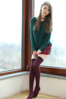 Mila Azul Is A Sexy Schoolgirl Getting Naked gallery from TEENDREAMS - #1