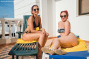 Harley G & Kara C in Lounging Around gallery from REALBIKINIGIRLS - #6